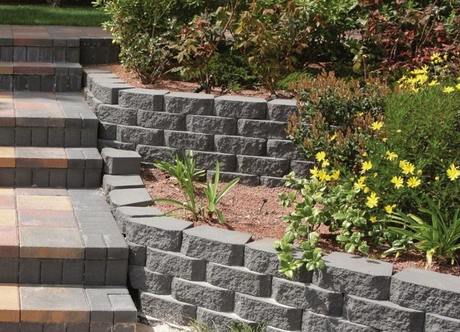 Retaining wall service example